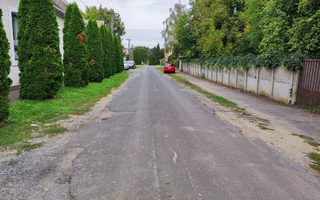 Csapadékvíz elvezetés Pecöl községben beruházás előtti képek